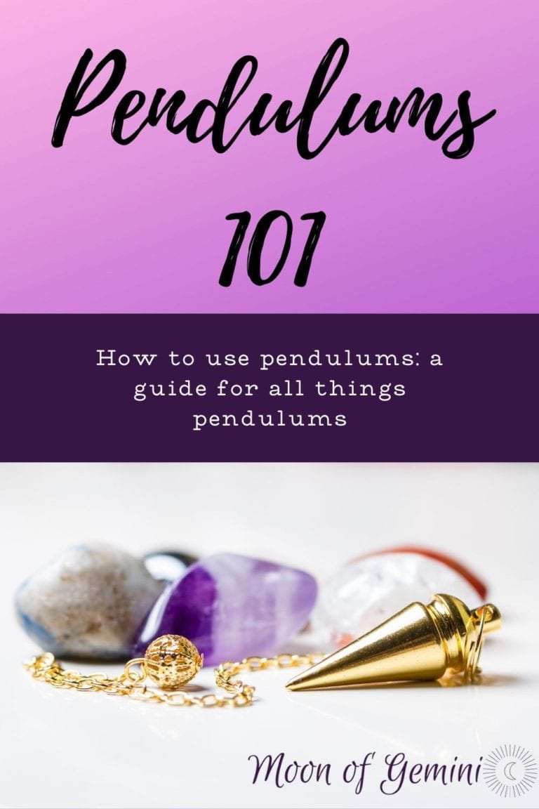 Pendulums 101 - How to use a Pendulum • Moon of Gemini