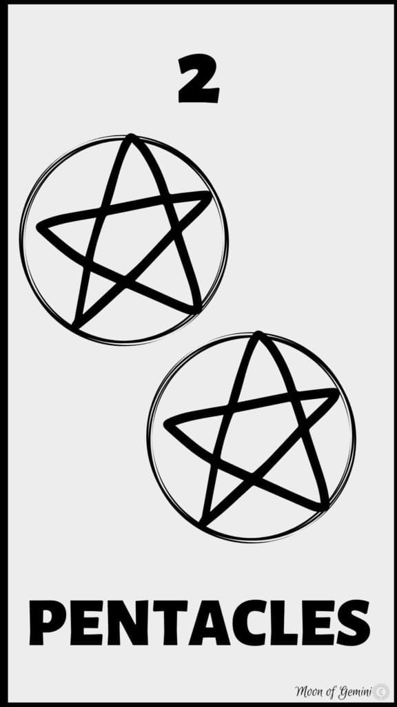 2 of pentacles - a simple tarot card definition!