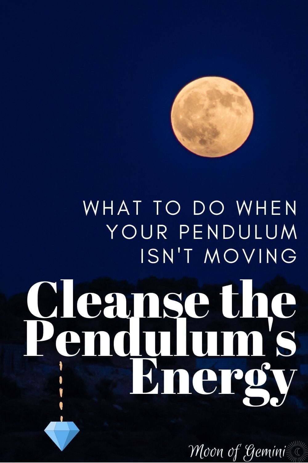 What to do When your Pendulum isn't Working (When your Pendulum won't Move) • Moon of Gemini