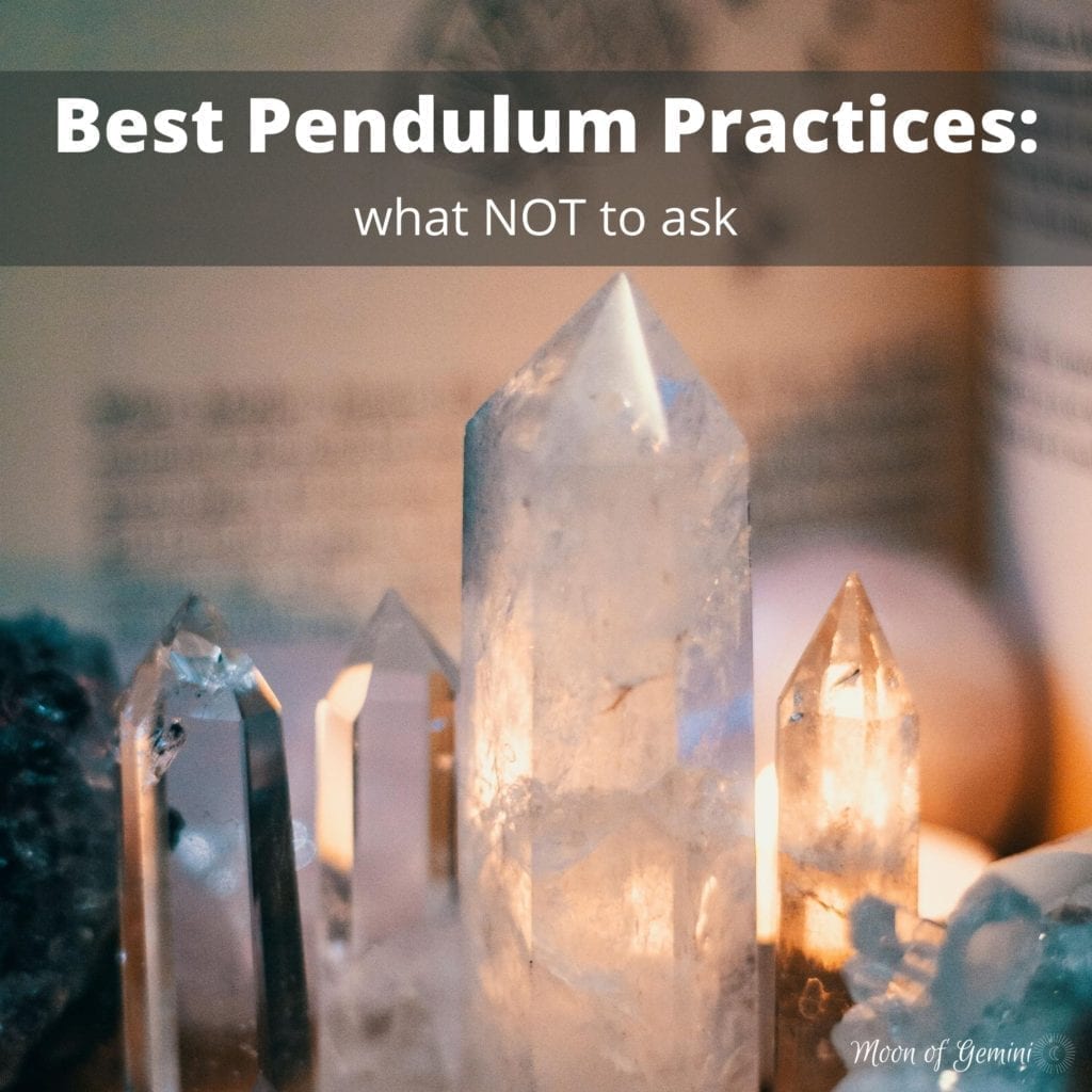 The 3 questions you should never ask your pendulum - best practices