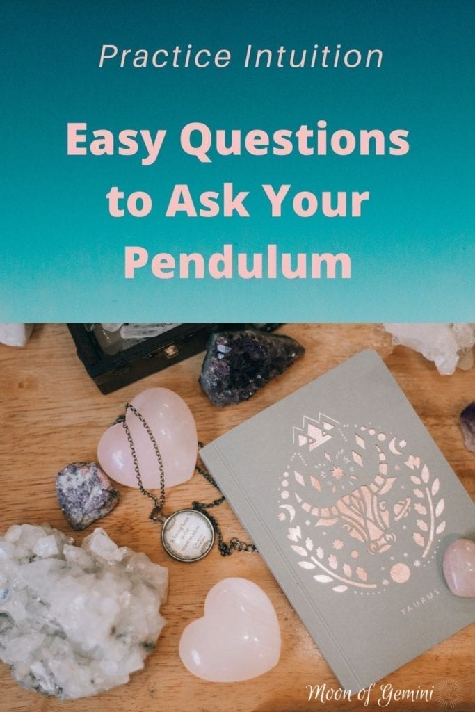 Just starting out with a pendulum? These are some easy questions to ask your pendulum.