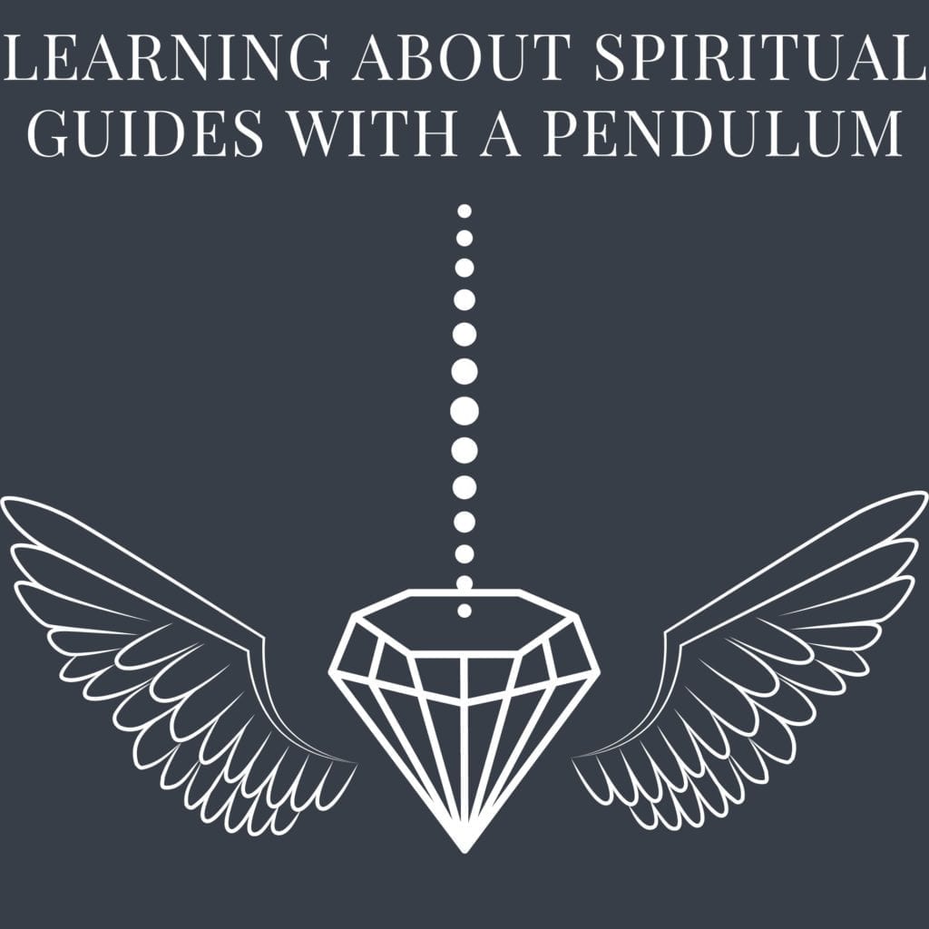 "learning about spiritual guides with a pendulum" pendulum with wings image
