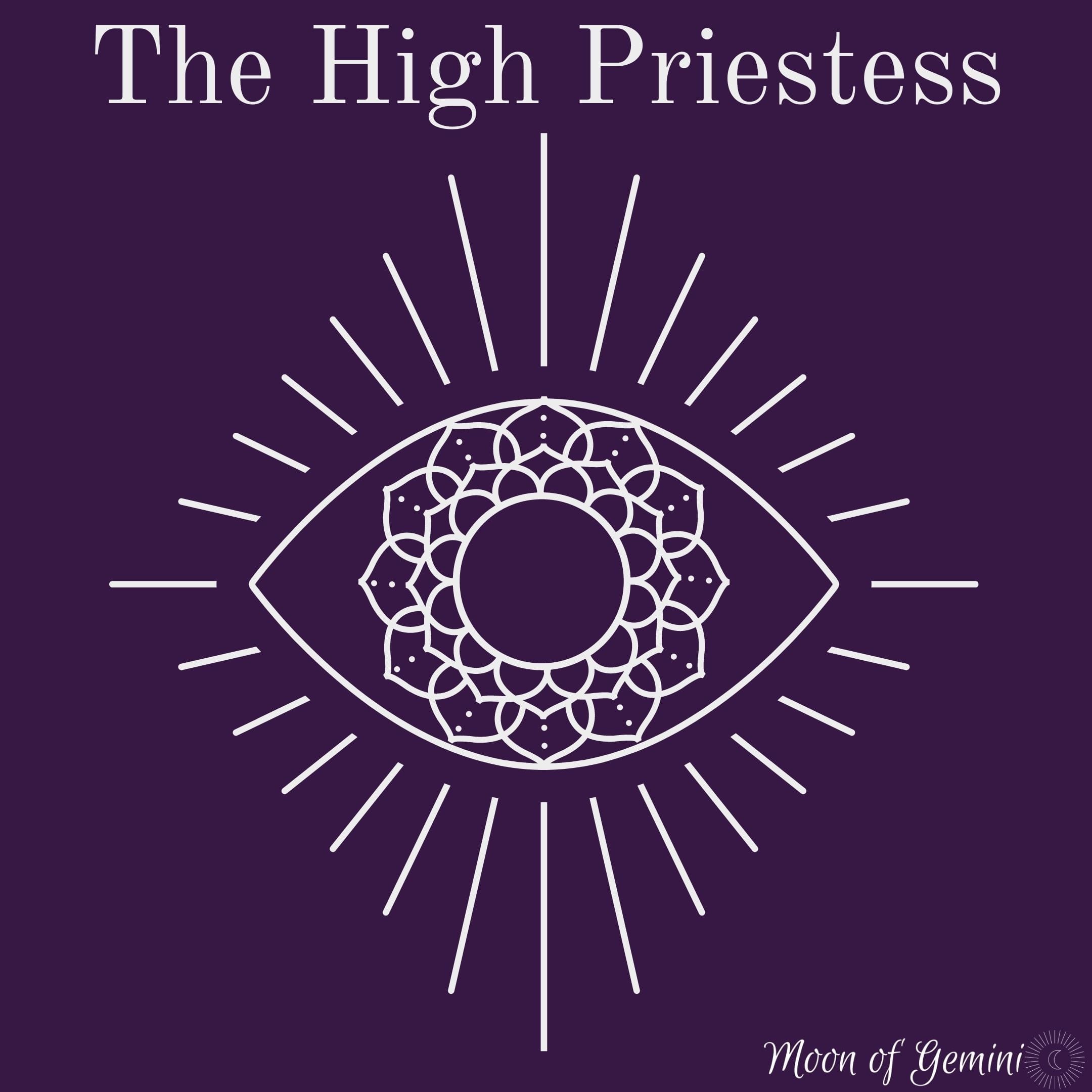 High moon priestess and The High