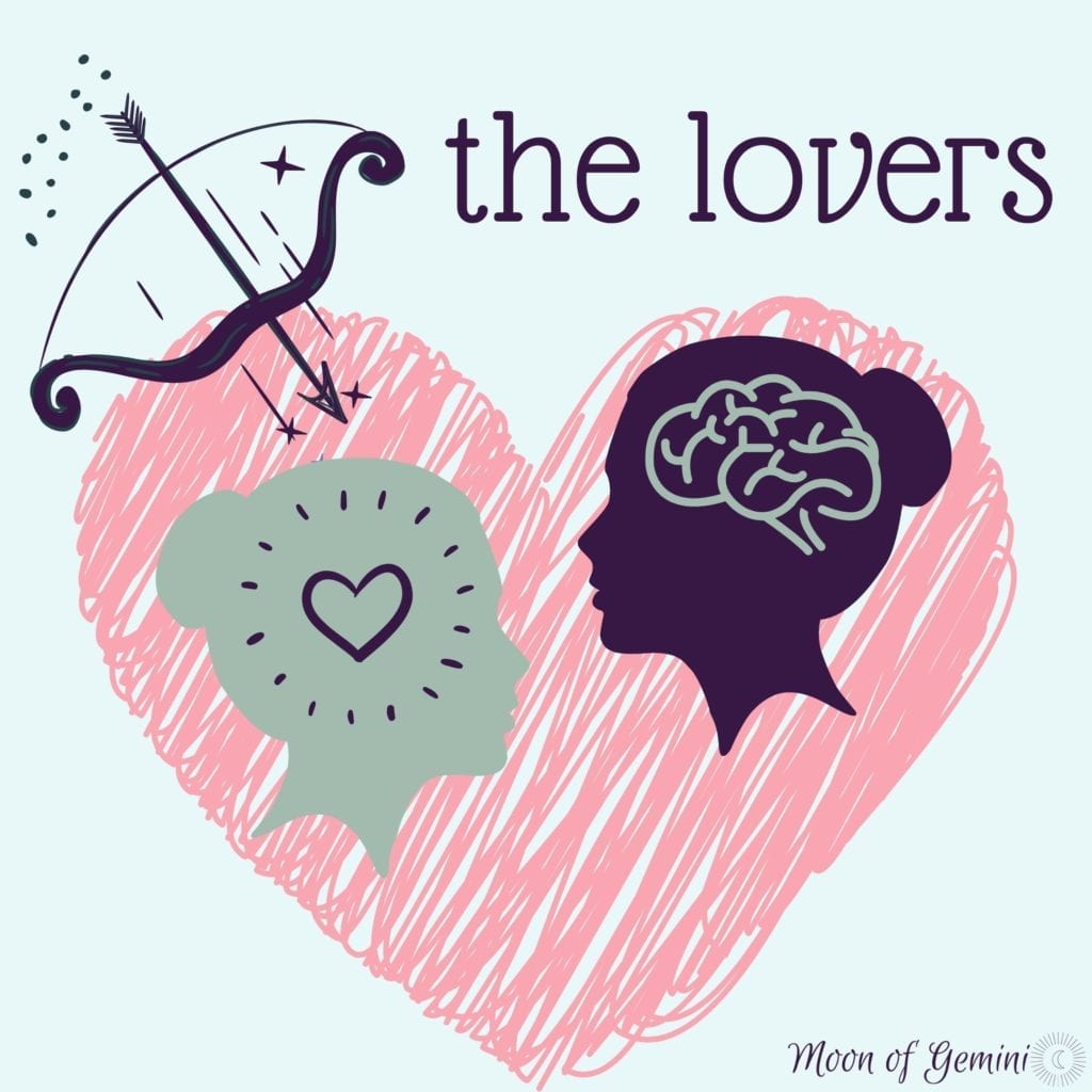 the lovers tarot card!