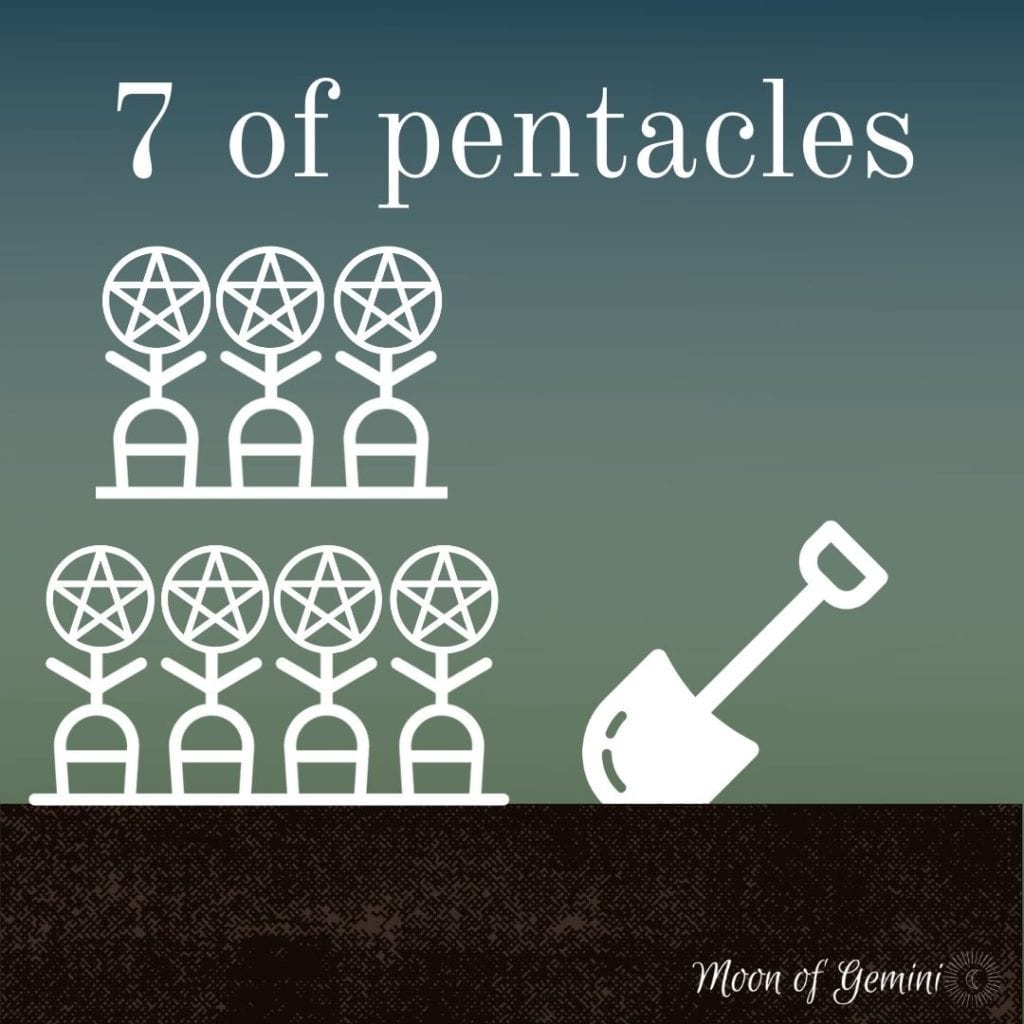 7 of pentacles tarot card