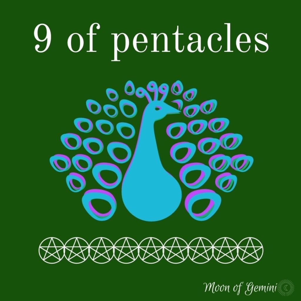 9 of pentacles tarot card