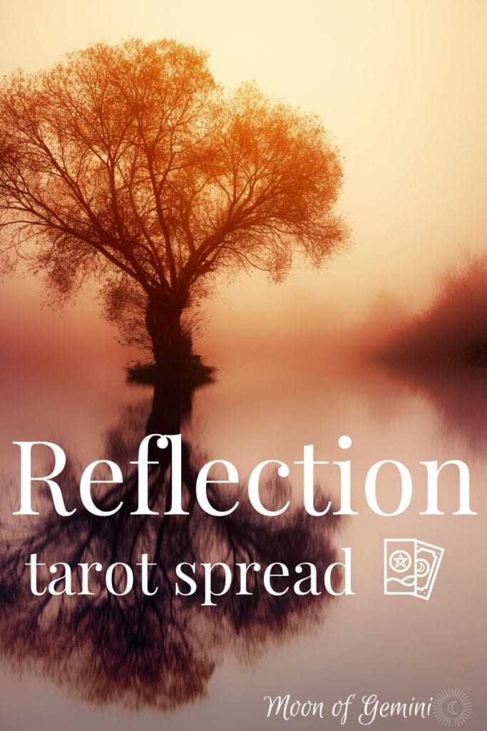 a simple 4 card tarot spread based around the moon tarot card. Reflect on the past few months with this tarot spread!