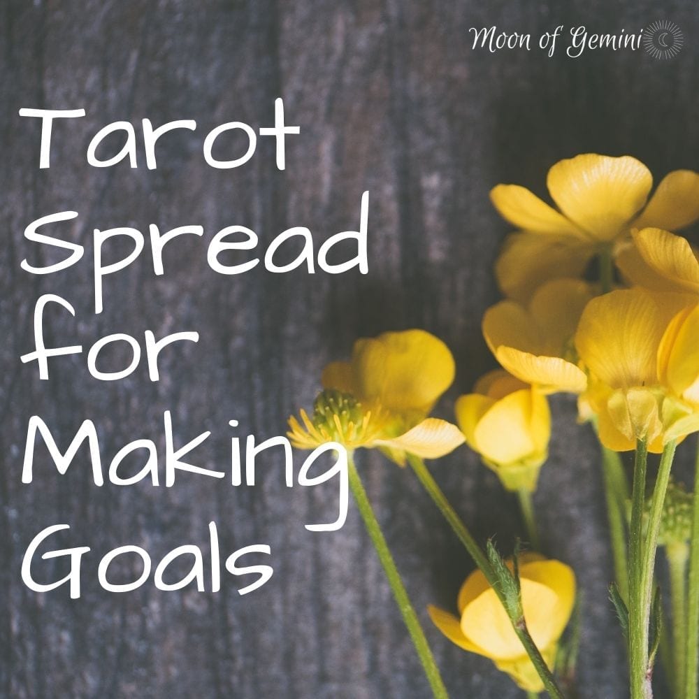 goal making tarot spread