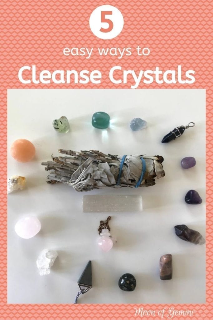 Ever wondered how you can cleanse your crystals? Here are 5 easy ways.