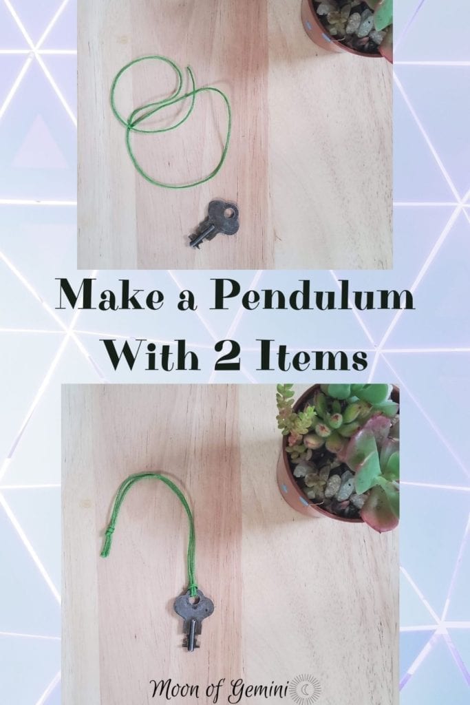 Making your own pendulum doesn't have to be difficult, and you can make it with objects you already have.