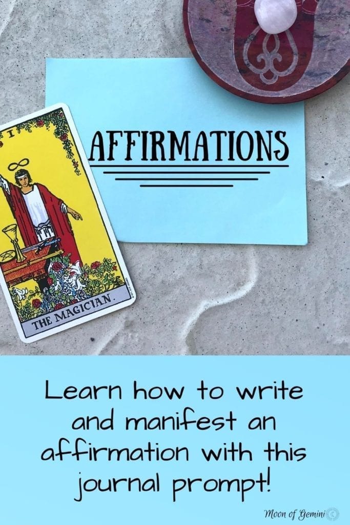 This is an easy way to write an affirmation! And how to ensure this affirmation is manifested in the world. 