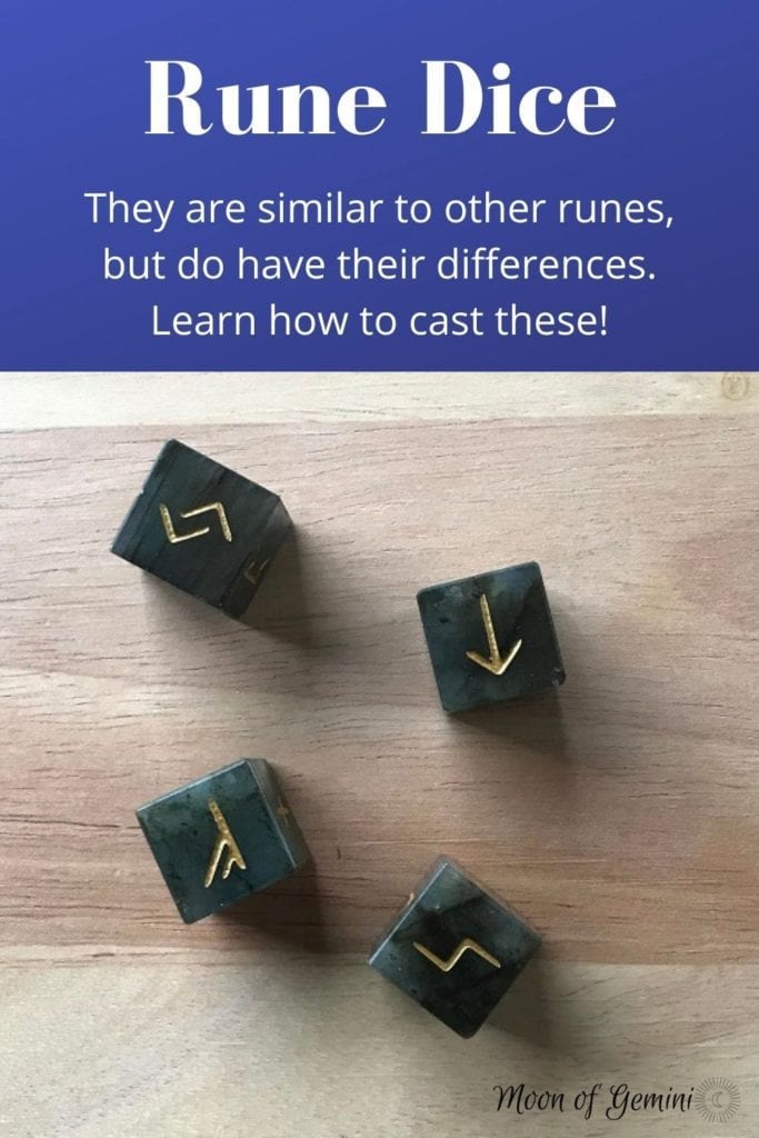 Runes are a great divination tool if you know how to use them correctly. Rune dice are slightly different. Read how to cast them and understand them!