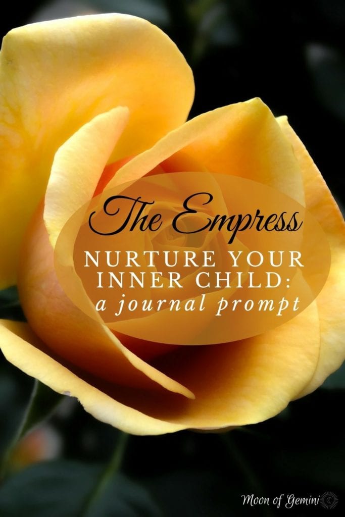 yellow rose background with the empress written on it.