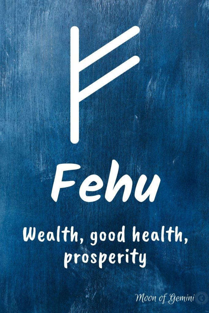 fehu rune with definition