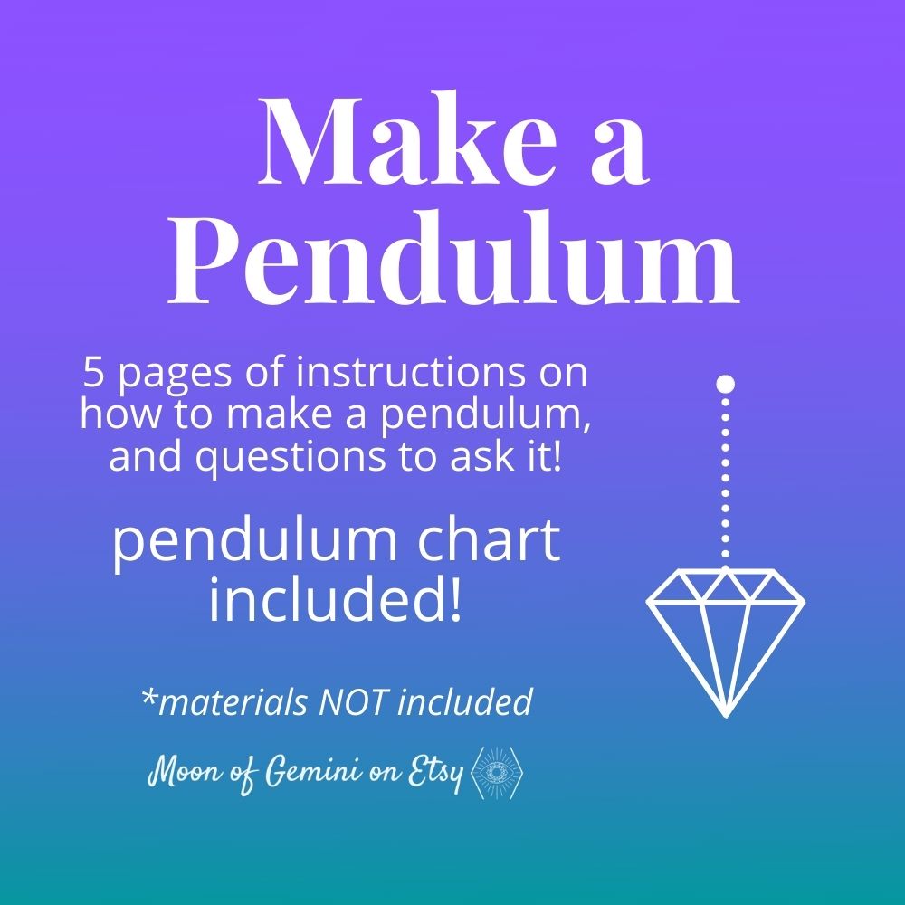 make a pendulum workbook