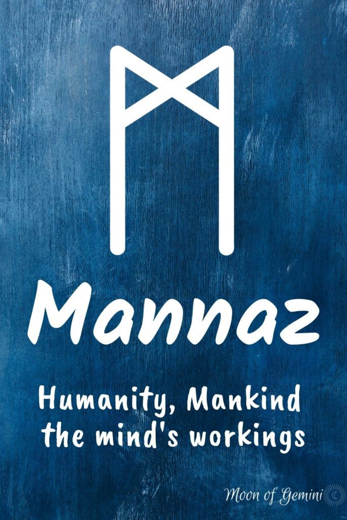 mannaz rune with definition