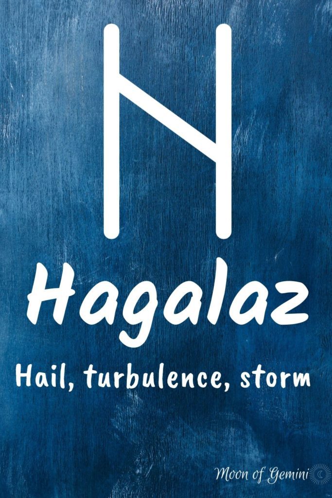 hagalaz rune with definition