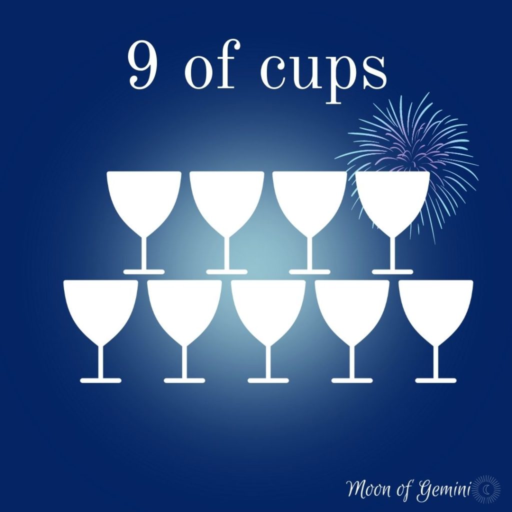 9 of cups tarot card