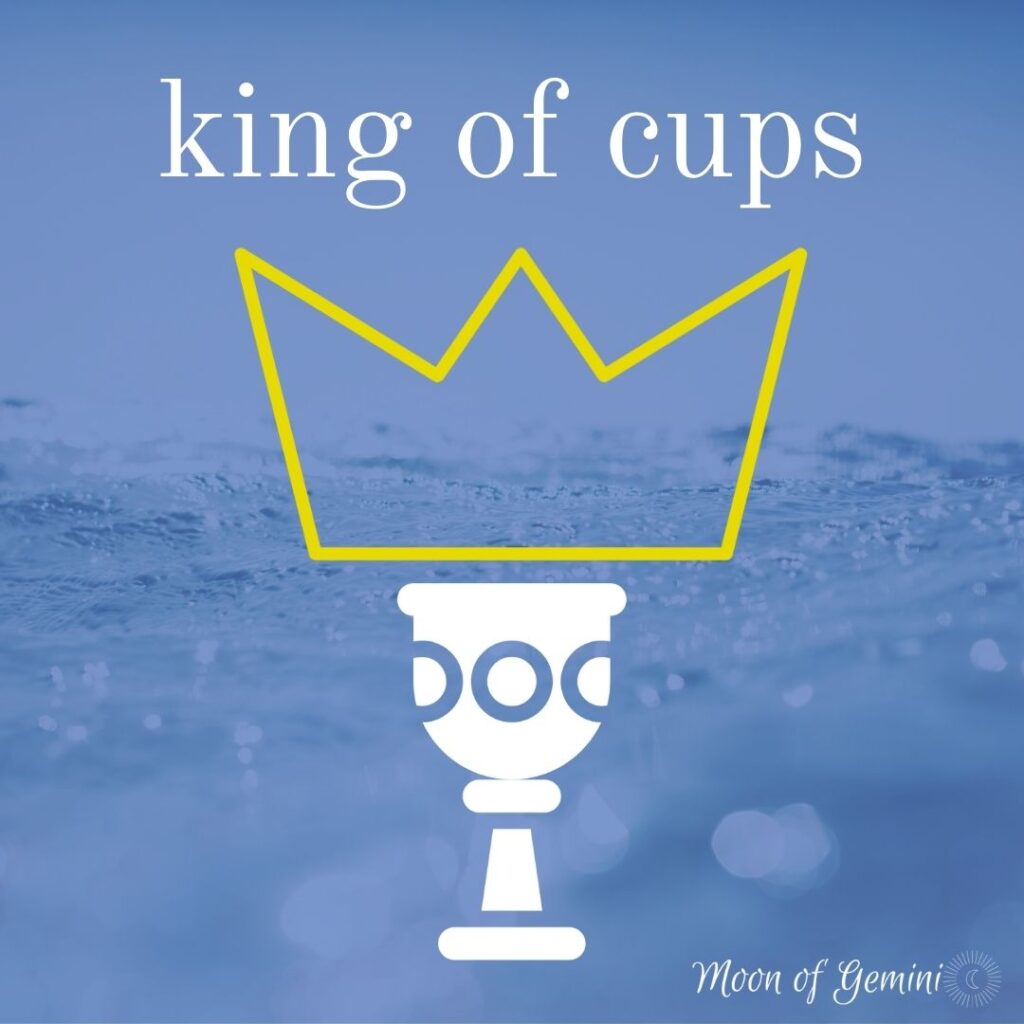 king crown on a cup