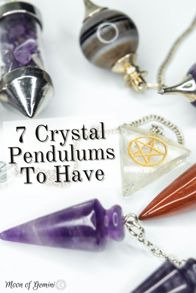 crystal pendulum pin