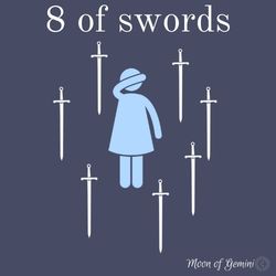 8 of swords tarot card