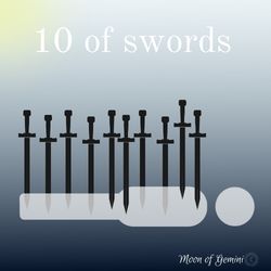10 of swords tarot card