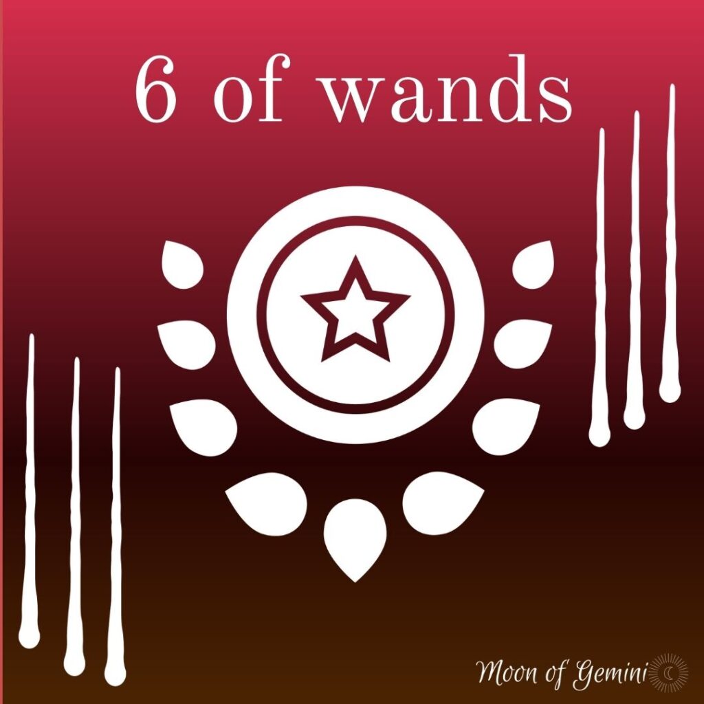 6 of wands tarot card