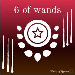 6 of wands tarot card