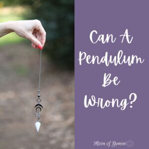 can a pendulum be wrong?
