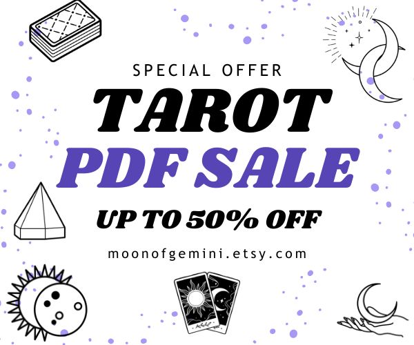 tarot pdf sale up to 50% off